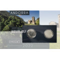 ANDORRA 2022- 2 X 1,25 EURO - Kulttuuriperintö Andorrasta - Orava ja Saint Jean de Caselles