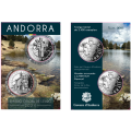 ANDORRA 2024- 2 X 1,25 EURO - Kulttuuriperintöä Andorrasta - Seitsemänkätinen risti - Kanolikhin Neitsyt Maria