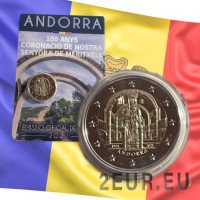 Andorra 2 euro BU-kolikkokortti 2021 - Kruunajaisten 100. vuosipäivä - Meritxellin neitsyt Mariamme