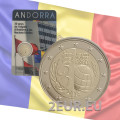 Andorra 2 euron BU-kolikkokortti 2023 - 30 vuotta Andorran liittymisestä Yhdistyneisiin Kansakuntiin