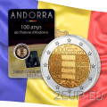 Andorra 2 euro BU coincard 2017 - 100 vuotta Andorran hymniä 
