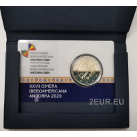 Andorra 2 euro todiste 2020 - Ibero-Amerikan 27. huippukokous Andorrassa 