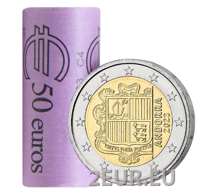 Andorra 2 euron rulla 2023