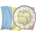 Andorra 2€ UNC 2022 - Vaakuna 