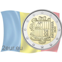 Andorra 2€ UNC 2022 - Vaakuna 