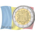 Andorra 2€ UNC 2023 - Vaakuna 