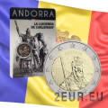 Andorra 2 euron BU-kolikkokortti 2022 - Kaarle Suuren legenda