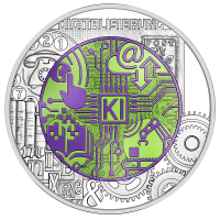 Itävalta 25 euron Hopeinen niobiumkolikko 2025 - Digitalisaatio