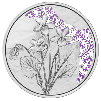 Itävalta 10 euron Hopeakolikko Proof 2024 - Violetti