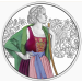 Itävalta 10 euron Hopeakolikko Proof 2026 - Aufdirndln – Loden