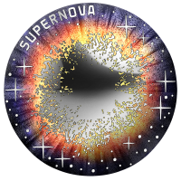 Itävalta 20 euroa Hopeakolikko 2024 – Karttamaton universumi – Supernova