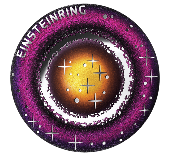 Itävalta 20 euroa Hopeakolikko 2025 – Karttamaton universumi – Einstein-sormus