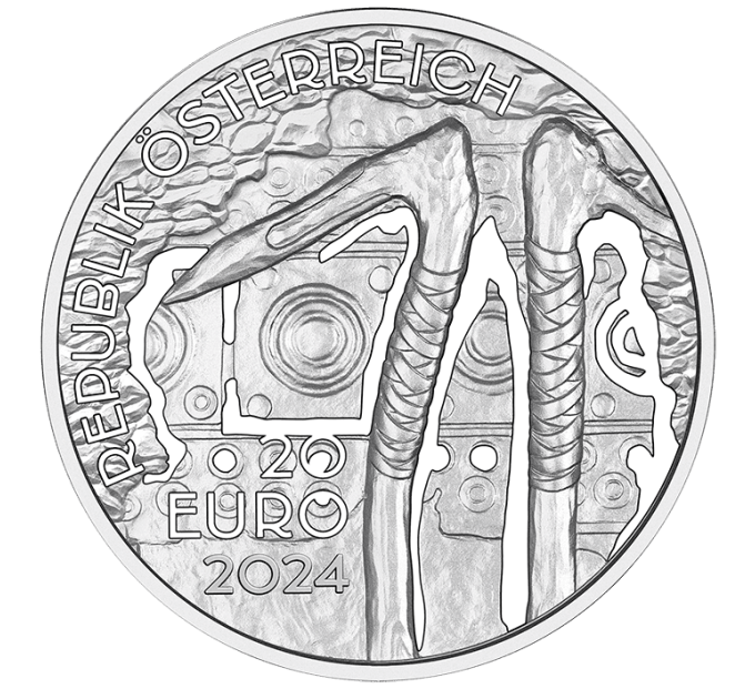 Itävalta 20 euroa Hopeakolikko 2024 – SUOLAN KAIVOS