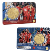 Belgia 2,5 euron BU 2026 - Jääkiekon MM-kisat Belgiassa ja Alankomaissa - NL+FR