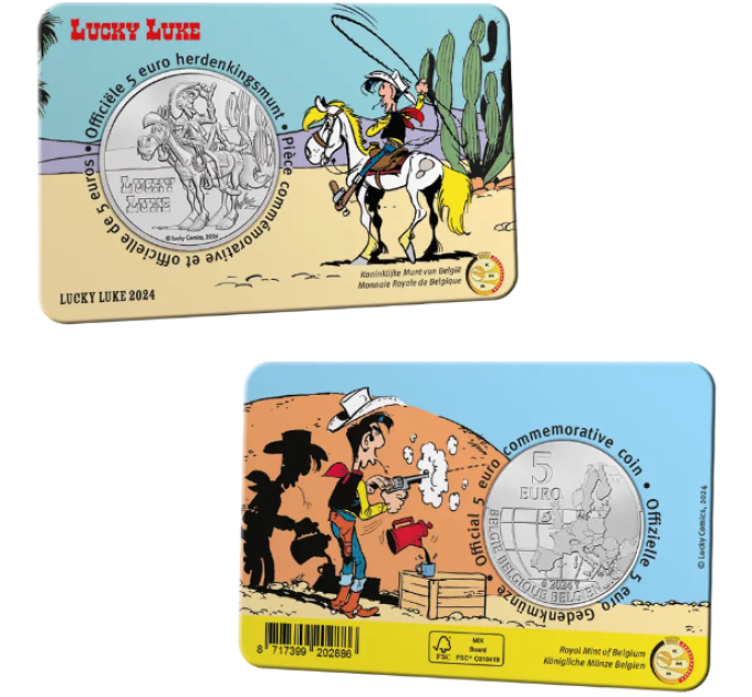 Belgia 5 euron BU 2024 - Onnekas Luke - Relief