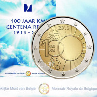 Belgia 2 euroa BU 2013 - Kuninkaallinen meteorologinen instituutti 100 vuotta 