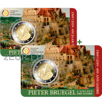 Belgia 2 euroa BU 2019 - Pieter Bruegel vanhemman kuoleman 450 vuotta - NL+FR 