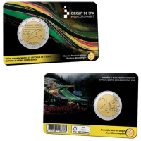Belgia 2 euroa BU 2025 - Spa-Francorchampsin moottorirata - FR + NL