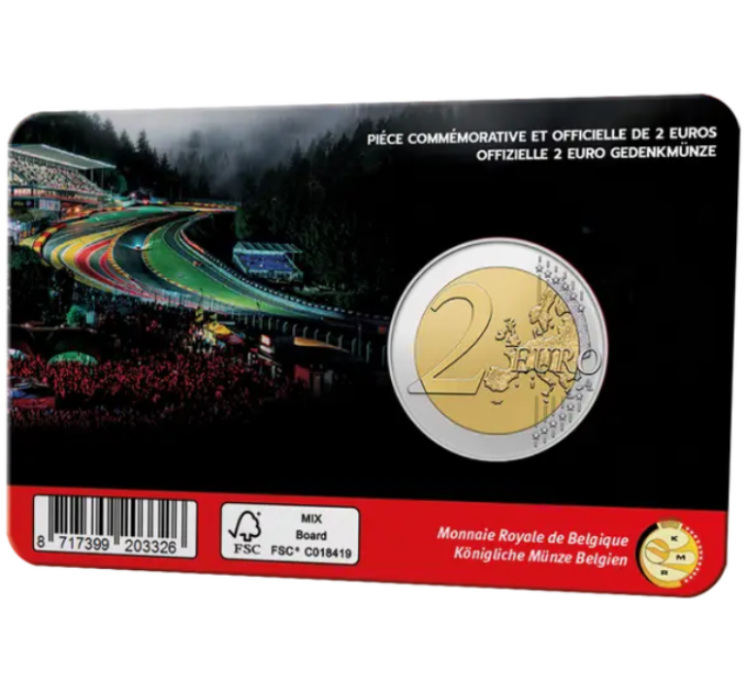 Belgia 2 euroa BU 2025 - Spa-Francorchampsin moottorirata - NL