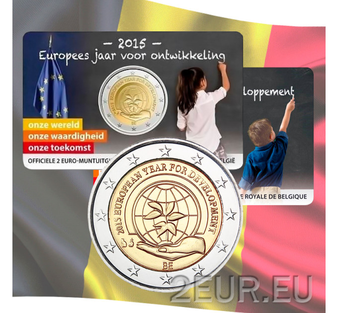 Belgia 2 euroa BU 2015 - Euroopan kehitysvuosi - NL
