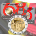 Belgia 2 euroa BU 2018 - 50 vuotta toukokuussa 1968 Tapahtumat Belgiassa - Opiskelijoiden kapina - NL