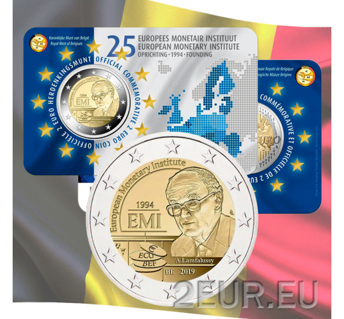Belgia 2 euroa BU 2019 - Euroopan rahapoliittisen instituutin 25. vuosipäivä - NL 