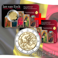 Belgia 2 euroa BU 2020 - Jan van Eyck - FR 