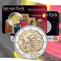 Belgia 2 euroa BU 2020 - Jan van Eyck - NL