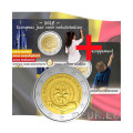 Belgia 2 euroa BU 2015 - Euroopan kehitysvuosi - NL+FR 