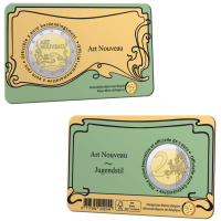 Belgia 2 euroa BU 2023 - Art nouveau Brysselissä - NL