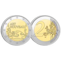 Belgia 2 euroa UNC 2023 - Art nouveau Brysselissä 