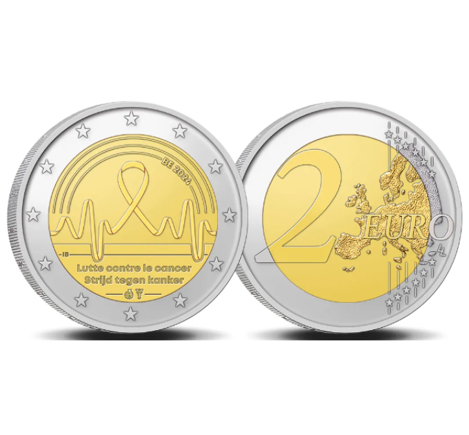 Belgia 2 euroa UNC 2024 - Syövän hallinta