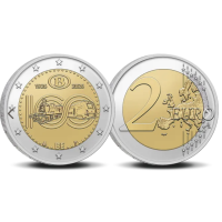 Belgia 2 euroa UNC 2026 - 100 vuotta NMBS:ää