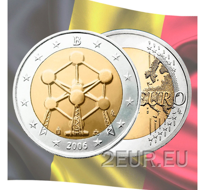 Belgia 2 euro UNC 2006 - Atomium Brysselissä 