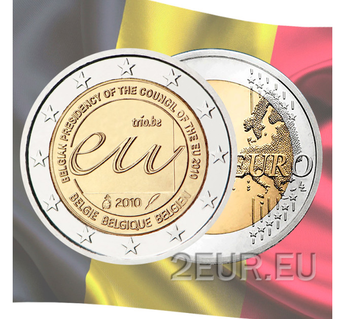 Belgia 2 euro UNC 2010 - EU Puheenjohtajavaltio 