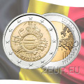 Belgia 2 euro UNC 2012 - 10 vuotta eurokäteistä 