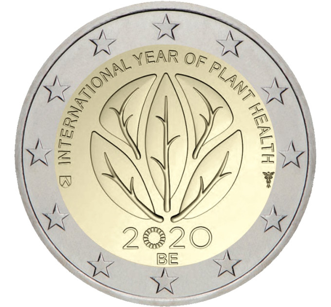 Belgia 2 euro UNC 2020 - Kansainvälinen kasvinterveyden vuosi 