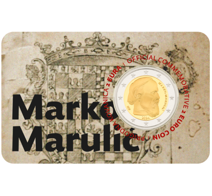 Kroatia 2 euroa BU 2024 - Marko Marulić