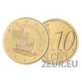 Kypros 10 senttiä UNC 2015
