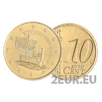 Kypros 10 senttiä UNC 2020