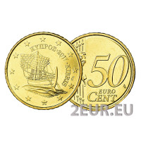 Kypros 50 senttiä UNC 2017