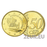 Kypros 50 senttiä UNC 2022