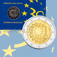  Viro 2 euroa BU 2015 - 30 vuotta EU:n lippua 