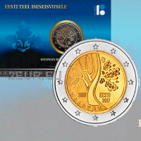 Viro 2 euroa BU 2017 - 100 vuotta Viron itsenäistymistä edeltäneistä tapahtumista C/C