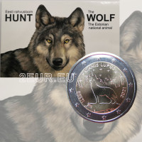 Viro 2 Euroa BU 2021 - National Animal - Wolf 