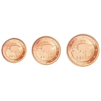 Viro 1,2,5 Cent UNC 2018