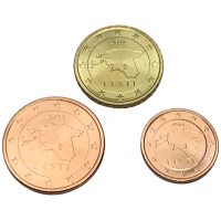 Viro 1,5,10 Cent UNC 2022