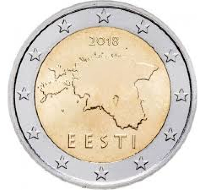 Viro 2 euroa UNC 2018