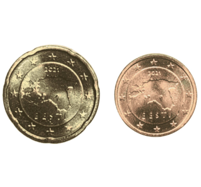 Viro 2,20 Cent UNC 2021