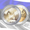 Viro 2 euroa UNC 2021/2 - kansalliseläin - susi